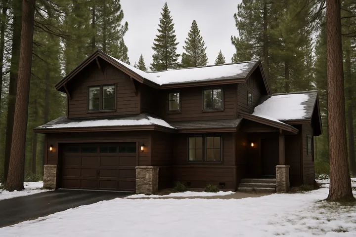 Illustrative Truckee California mountain home